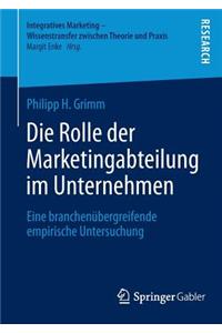 Die Rolle der Marketingabteilung im Unternehmen