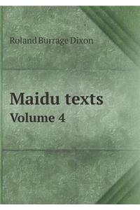 Maidu Texts Volume 4