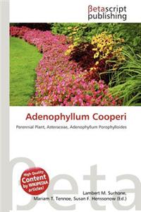 Adenophyllum Cooperi