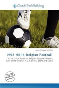 1905-06 in Belgian Football