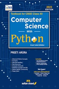 Computer Science With Python: Textbook For Cbse Class 12(2023-24 Examination)