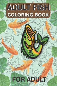 Adult Fish Coloring Book For Adult