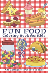 Fun Food Coloring Book for Kids