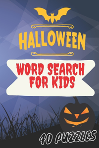 Halloween Word Search For Kids