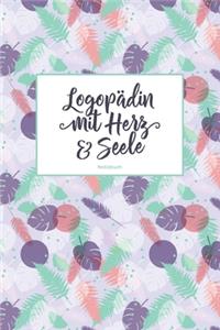 Logopädin mit Herz & Seele Notizbuch