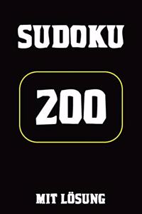 Sudoku 200 mit Lösung