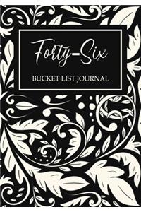 Forty-six Bucket List Journal