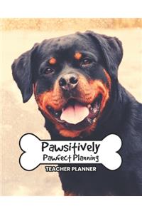 Teacher Planner Pawsitively Pawfect Planning
