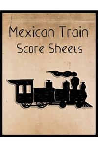 Mexican Train Score Sheets