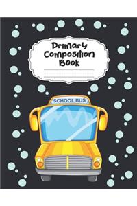 School Bus Primary Composition Book