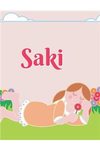 Saki Personalized Sketchbook Journal Notebook