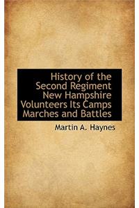 History of the Second Regiment New Hampshire Volunteers Its Camps Marches and Battles