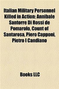 Italian Military Personnel Killed in Action