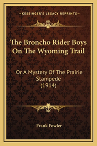 The Broncho Rider Boys on the Wyoming Trail