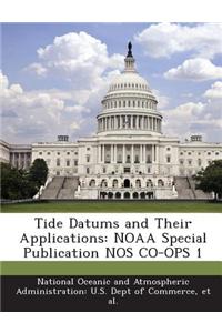 Tide Datums and Their Applications