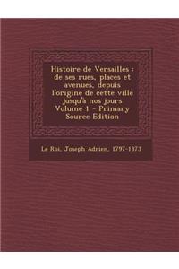 Histoire de Versailles