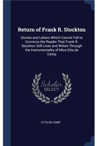 Return of Frank R. Stockton