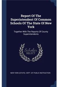 Report Of The Superintendent Of Common Schools Of The State Of New York