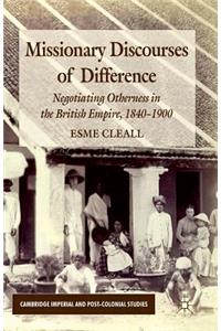 Missionary Discourses of Difference