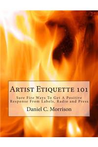 Artist Etiquette 101