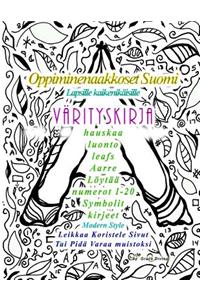 Oppiminenaakkoset Suomi Lapsille kaikenikäisille Värityskirja hauskaa luonto leafs Aarre Löytää numerot 1-20 Symbolit kirjeet Modern Style Leikkaa Koristele Sivut Tai Pidä Varaa muistoksi