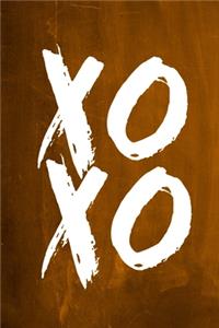 Chalkboard Journal - XOXO (Orange)