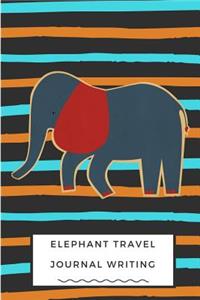 Elephant Travel Journal Writing: 160 Page 6x10 Lined Journal for Your Thoughts, Ideas, and Inspiration (Elephant Journal)