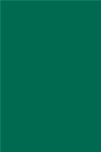 Journal Bottle Green Color Simple Plain Green