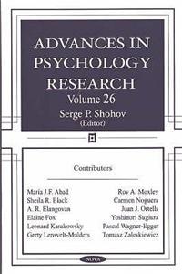 Advances in Psychology Research