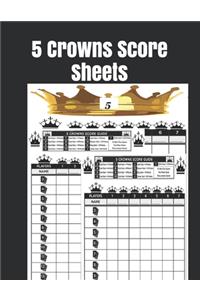 5 Crowns Score Sheets