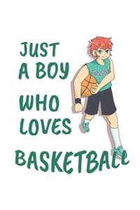 Funny Basketball Boy Notebook