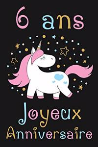 6 ans Joyeux Anniversaire