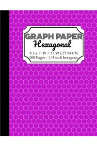 Hexagonal Graph Paper Notebook