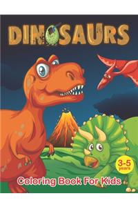 Dinosaur Coloring Books for Kids 3-5 years