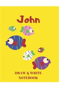 John Draw & Write Notebook