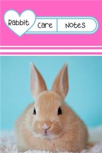 Rabbit Care Notes