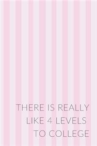 There Is Really like 4 Levels In College Notebook Journal