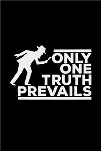 Only the truth prevails: 6x9 DETECTIVE - lined - ruled paper - notebook - notes