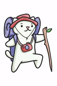 Vacation Cat Notebook