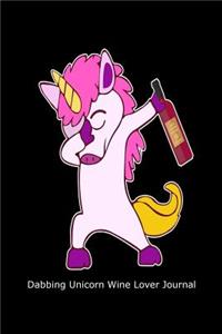 Dabbing Unicorn Wine Lover Journal