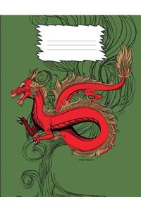 Dragon Notebook: School Supplies Primary Composition Book for Kids