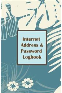 Internet Address & Password Logbook