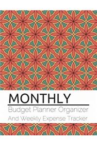 Monthly Budget Planner Organizer And Weekly Expense Tracker
