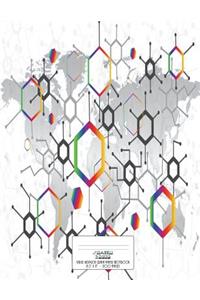 Large Hexagon Graph Paper Notebook 200 Pages 8.5