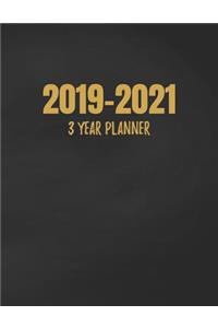 3 Year Planner 2019-2021