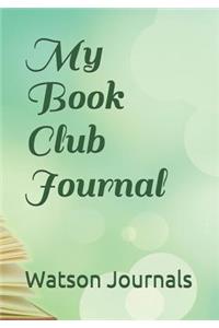 My Book Club Journal