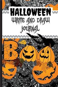 Halloween Write and Draw Journal