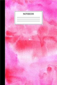 Pink Watercolor Notebook