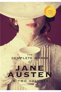 The Complete Works of Jane Austen in Two Volumes (Volume Two) Emma, Northanger Abbey, Persuasion, Lady Susan, the Watsons, Sandition, and the Complete Juvenilia (1000 Copy Limited Edition)