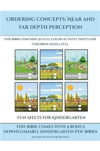 Fun Sheets for Kindergarten (Ordering concepts